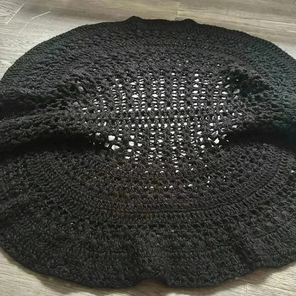 🔥Iris Setlakwe🔥 | Black wool blend chunky knit cardigan quarter sleeve - Picture 10 of 12